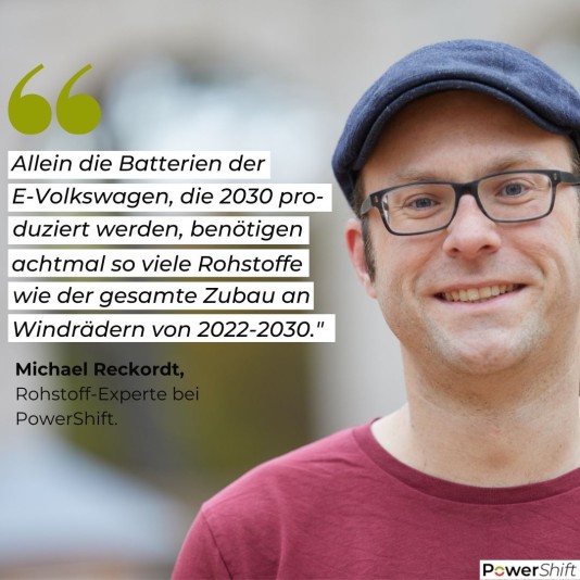 Zitat Michale Reckordt Autobatterien und Rohstoffe